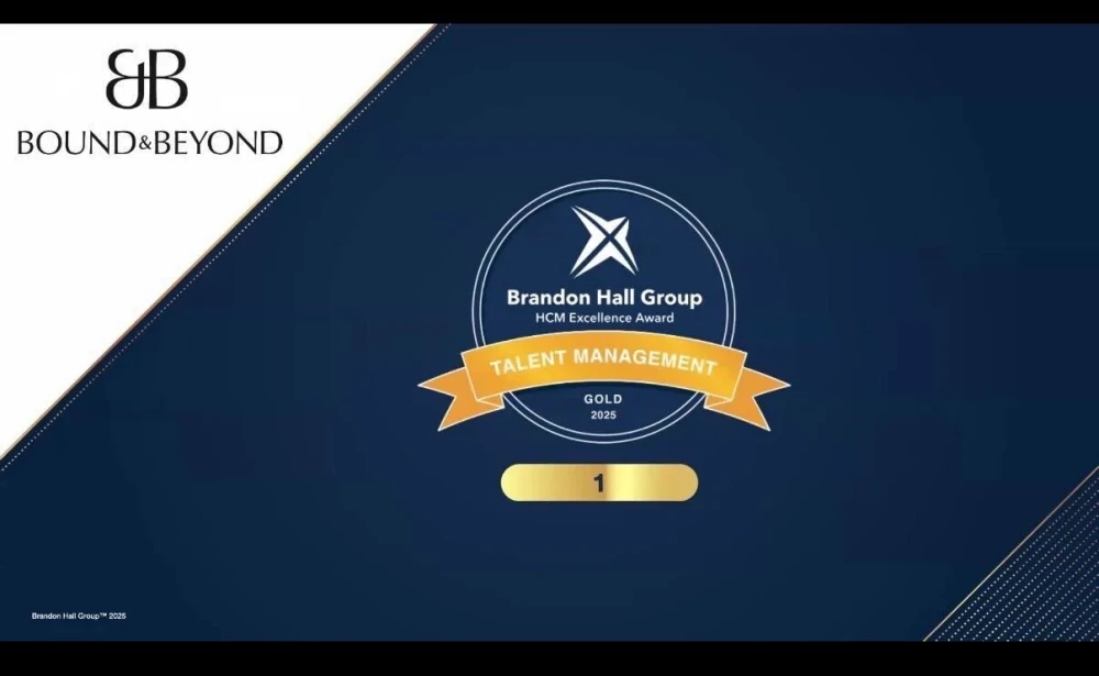 Bound and Beyond Wins Gold Award for Performance & Talent Management at the Brandon Hall Group Excellence Awards 2025